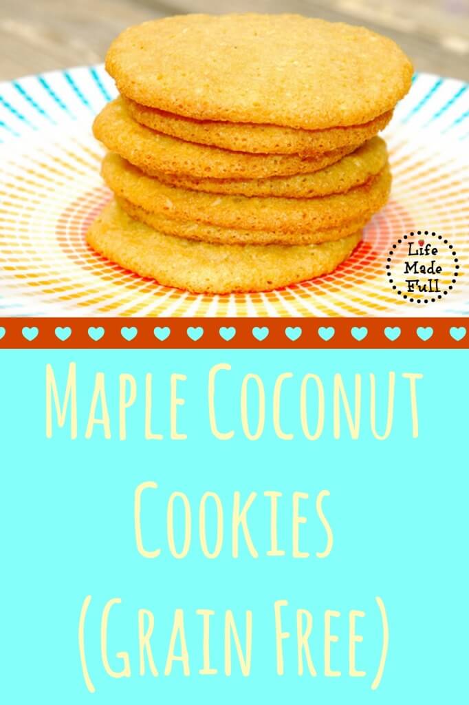 Maple Coconut Cookies
