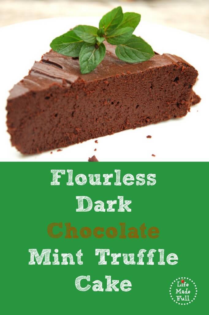 gluten free chocolate mint truffle cake! gluten free, grain free!