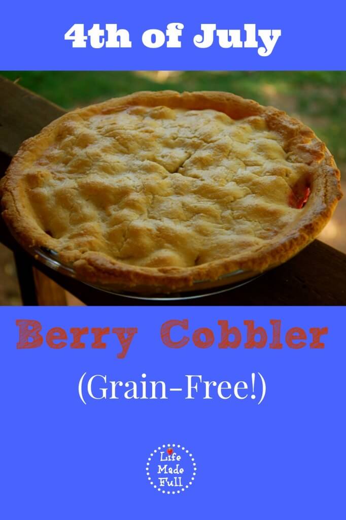 4th of july berry cobbler