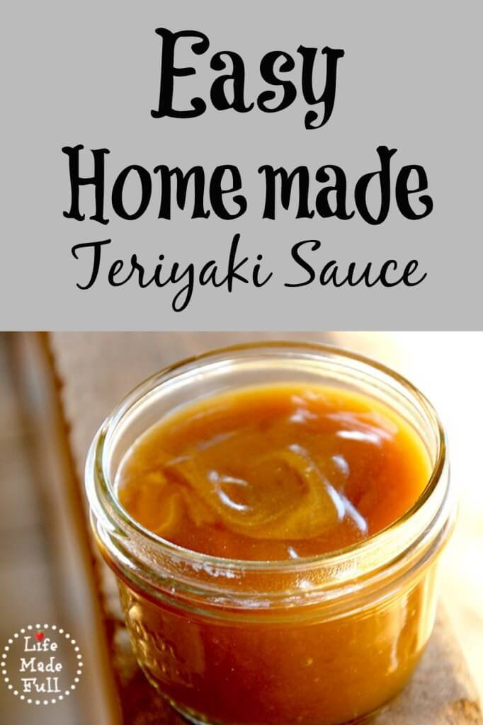 homemade teriyaki sauce