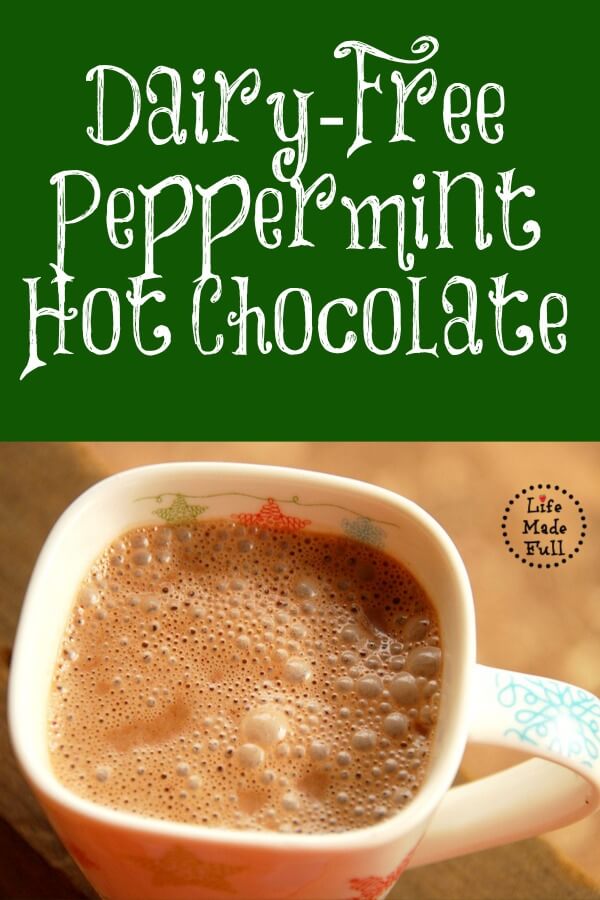 Dairy Free Peppermint Hot Chocolate