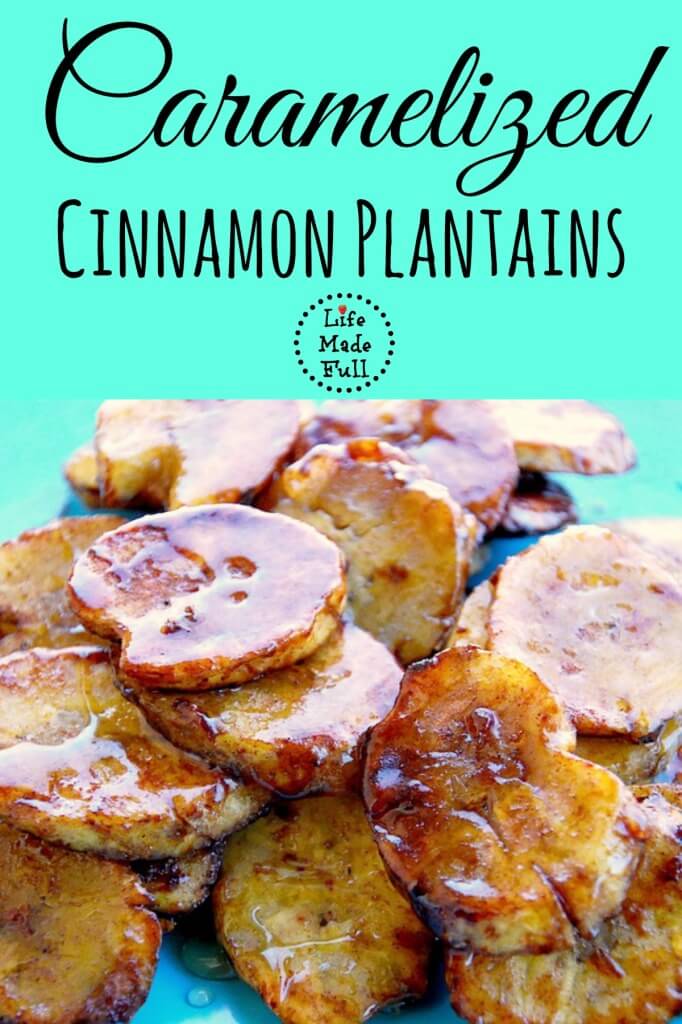caramelized cinnamon plantains