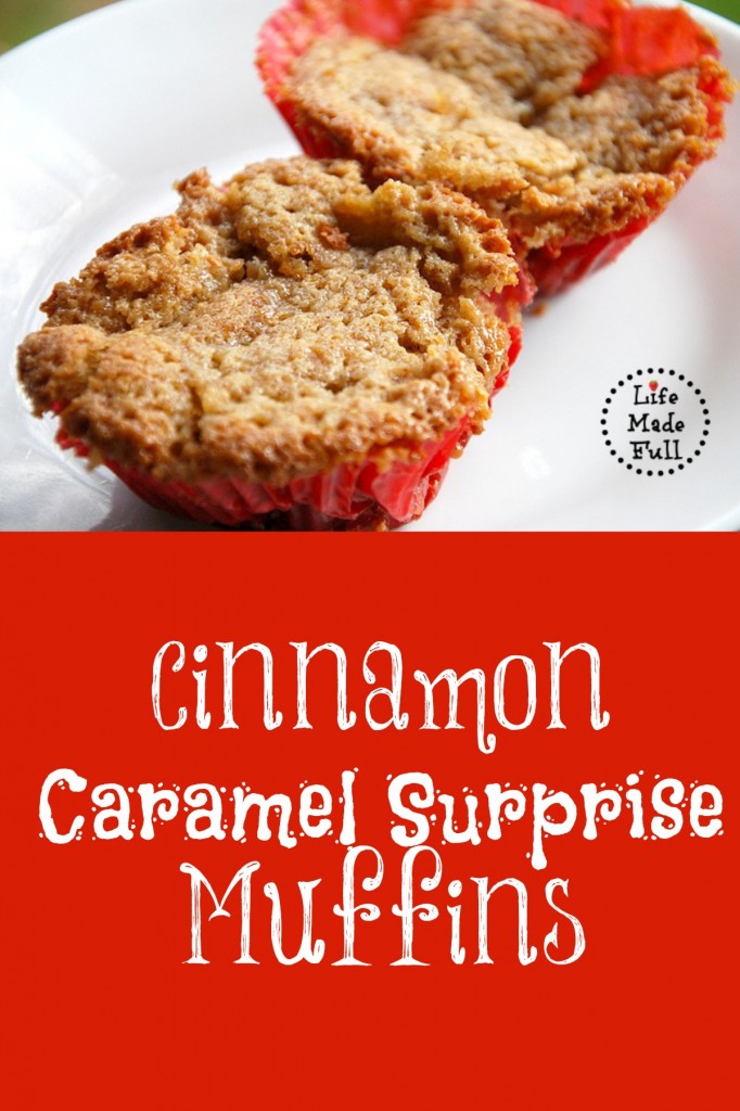Cinnamon Caramel Surprise Muffins