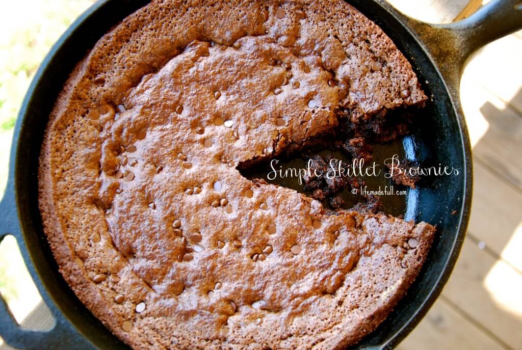 Simple Skillet Brownies