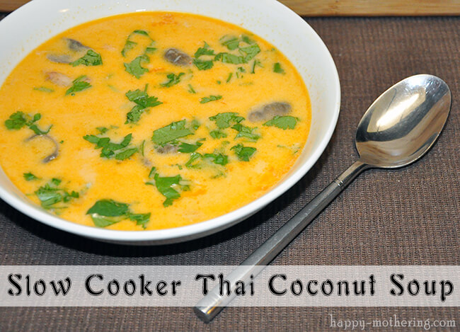 Whole30 Slow Cooker Thai Coconut Soup
