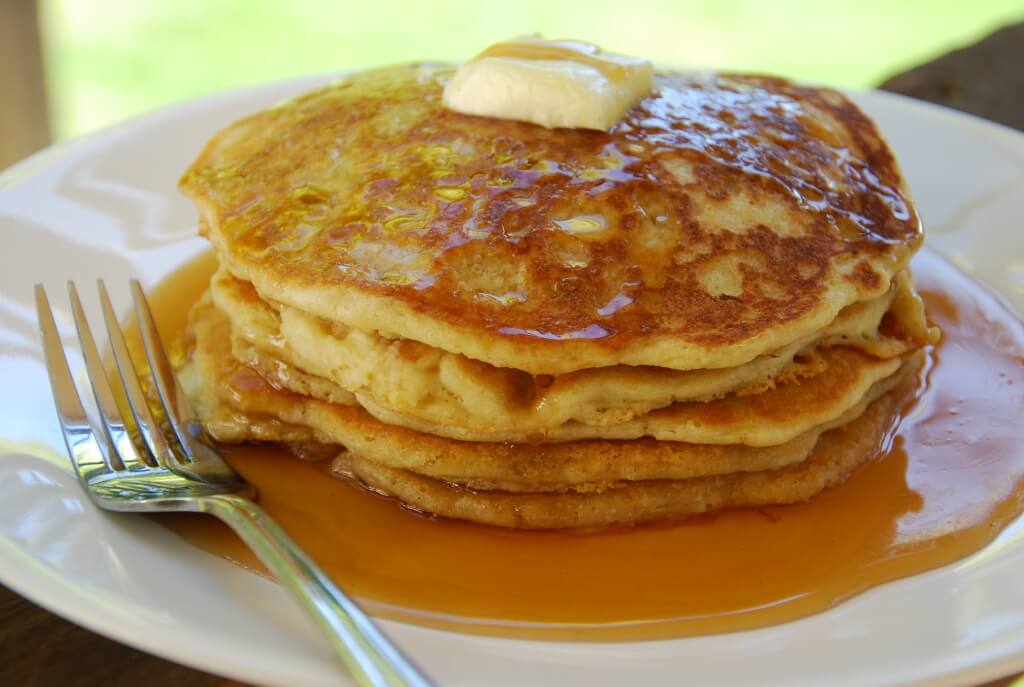 grain free lemon buttermilk pancakes