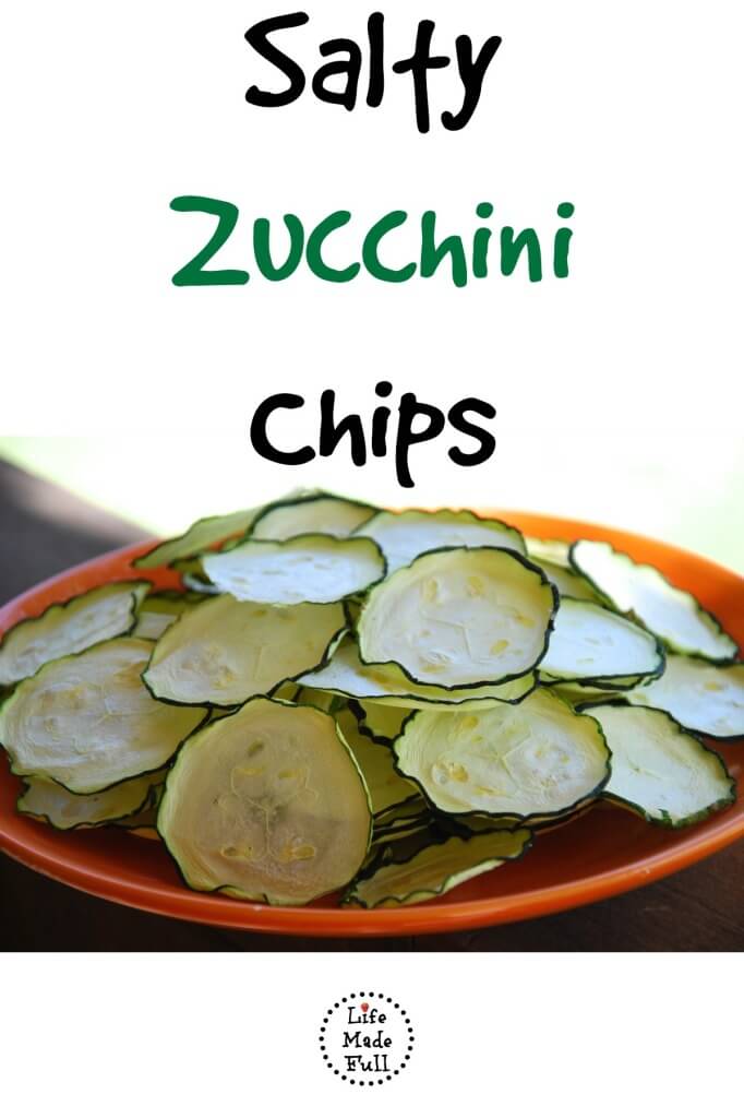salty zucchini chips