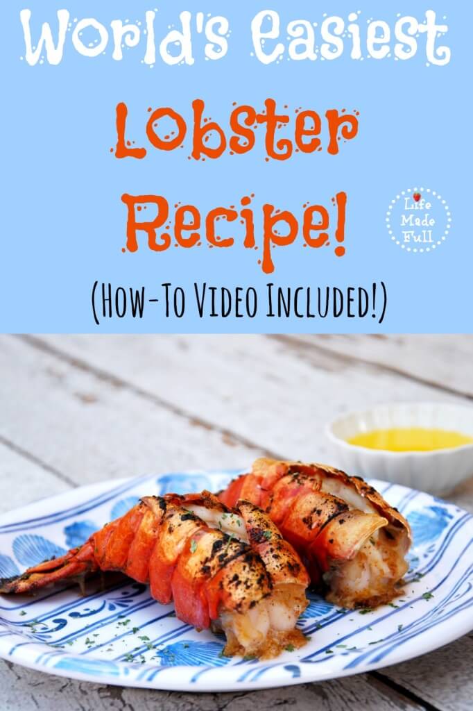 This lobster tail recipe is so easy and made making it less intimidating! 