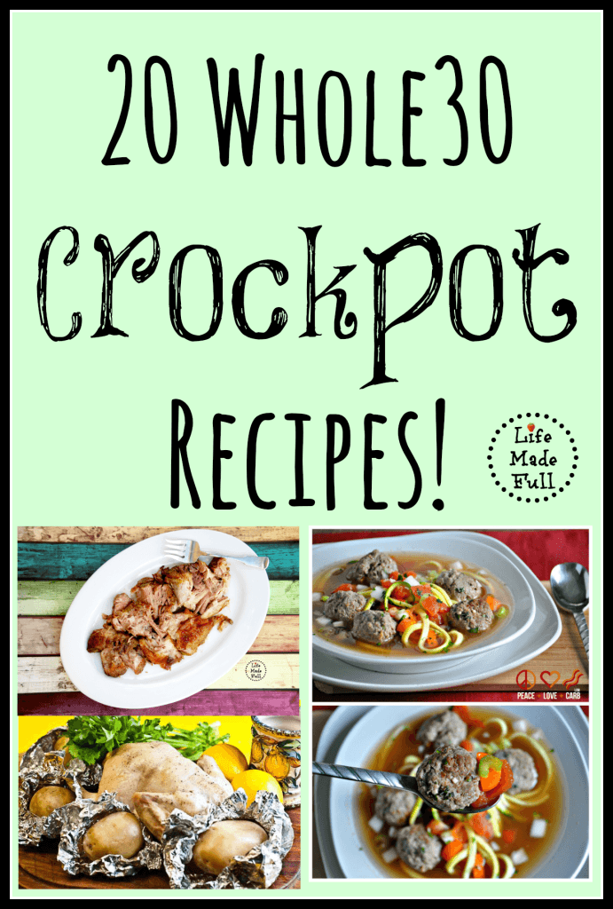 Whole30 Crockpot recipes! These will make your life SO much easier! lol