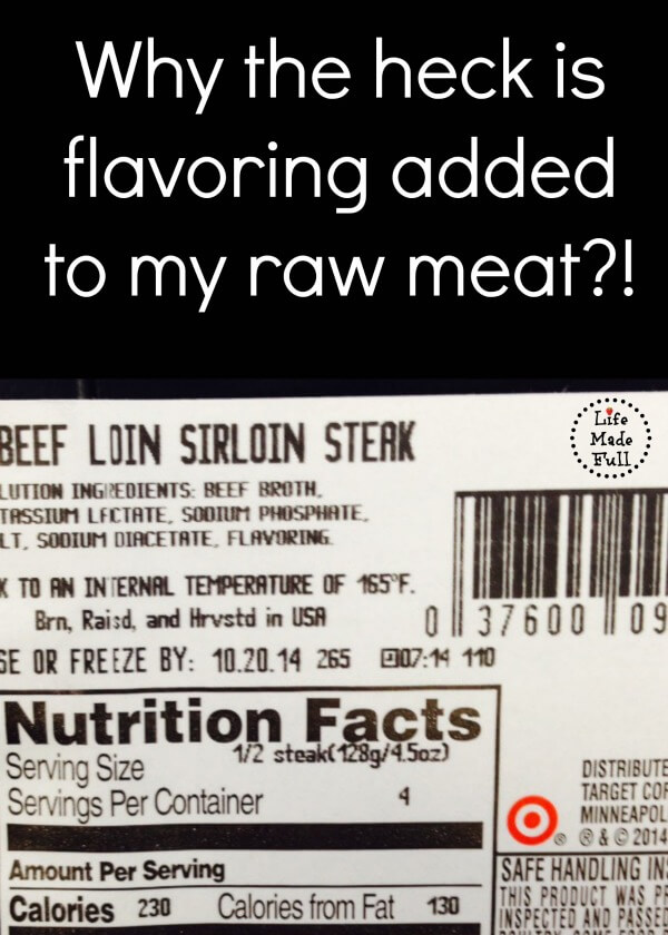 Flavoring in raw meat