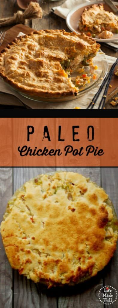 My favorite fall comfort food! This Paleo chicken pot pie recipe is egg-free as well. It is an incredible dish,and tastes even better than my favorite chicken pot pie growing up! 