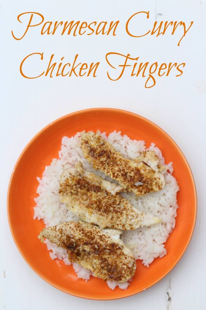 Parmesan Curry Chicken Fingers
