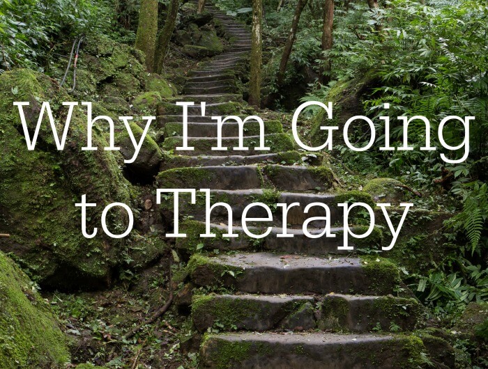 Why I'm Going to Therapy