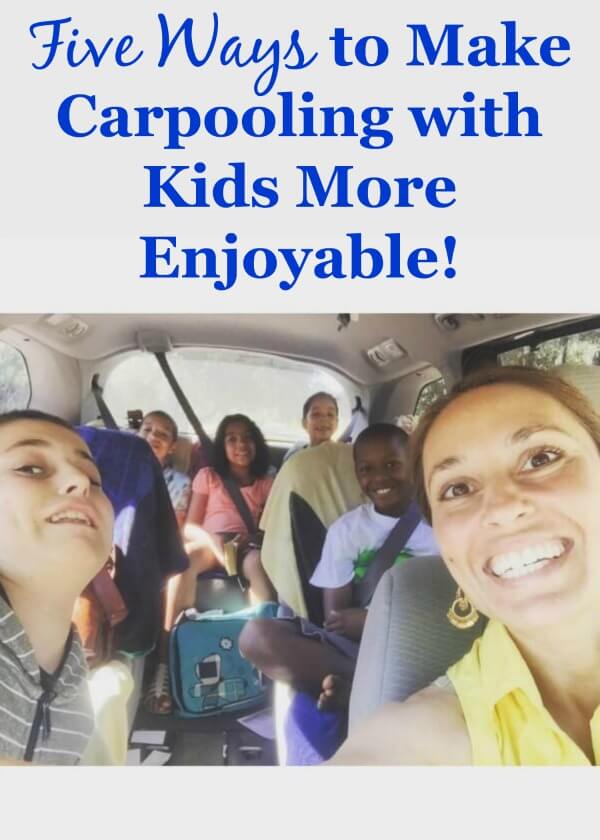 Five Ways to Make Carpooling with Kids More Enjoyable!