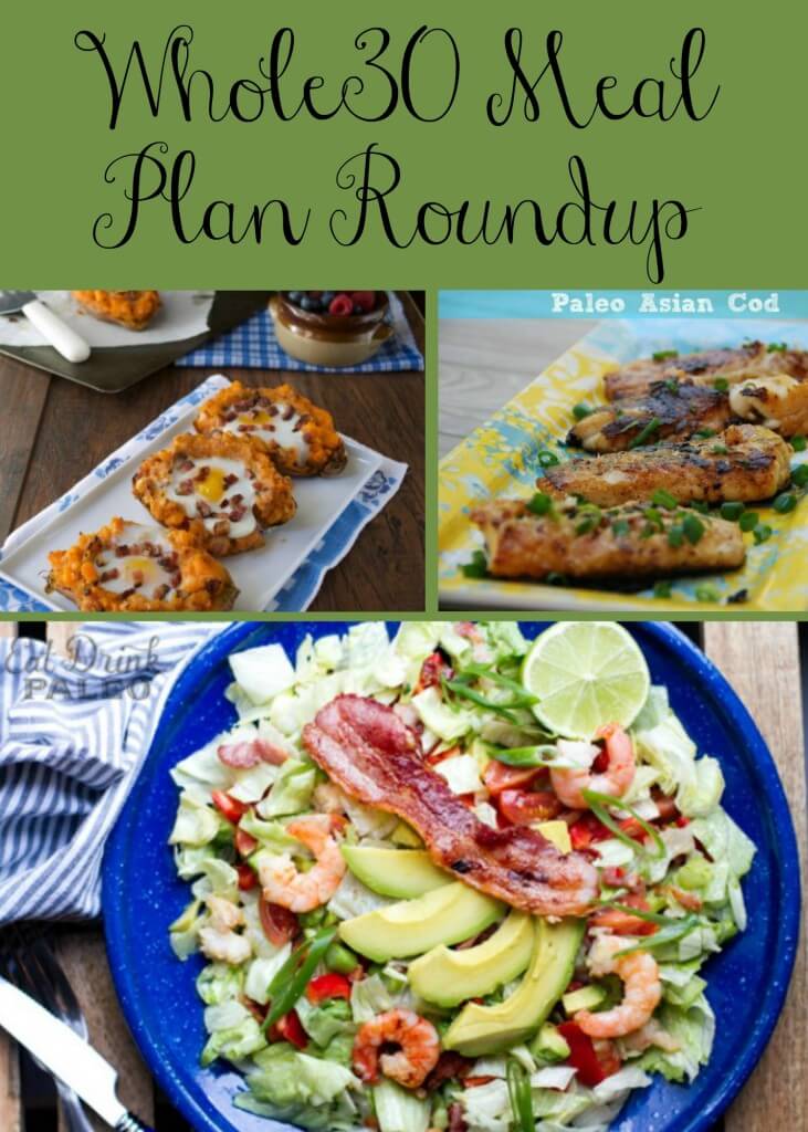 30-day Whole30 Meal Plan with breakfasts, lunches and dinners! 