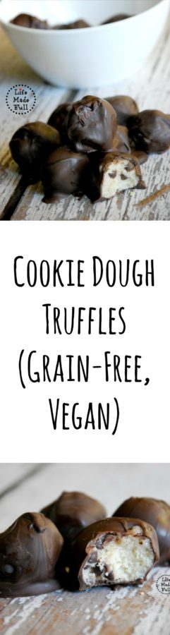 Cookie Dough Truffles that are Paleo & Vegan!!