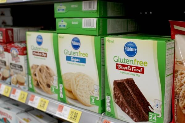 Pillsbury gluten free cookie mixes at Walmart