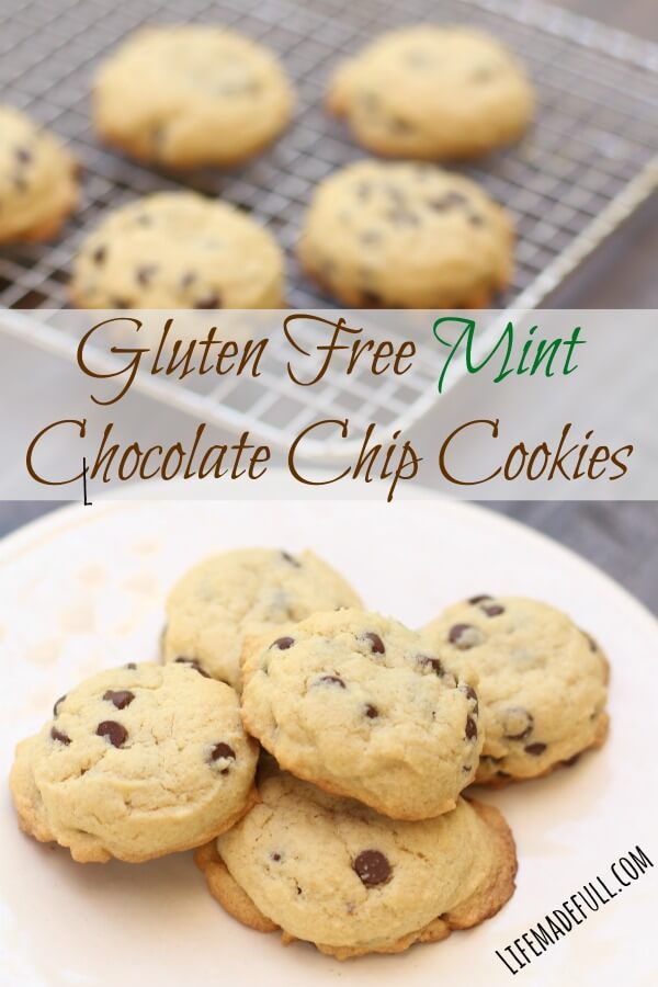 Gluten Free Mint Chocolate Chip Cookies! These are UH-mazing!!!