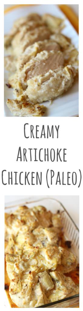 Creamy Artichoke Chicken (Paleo) - LOVE this recipe!