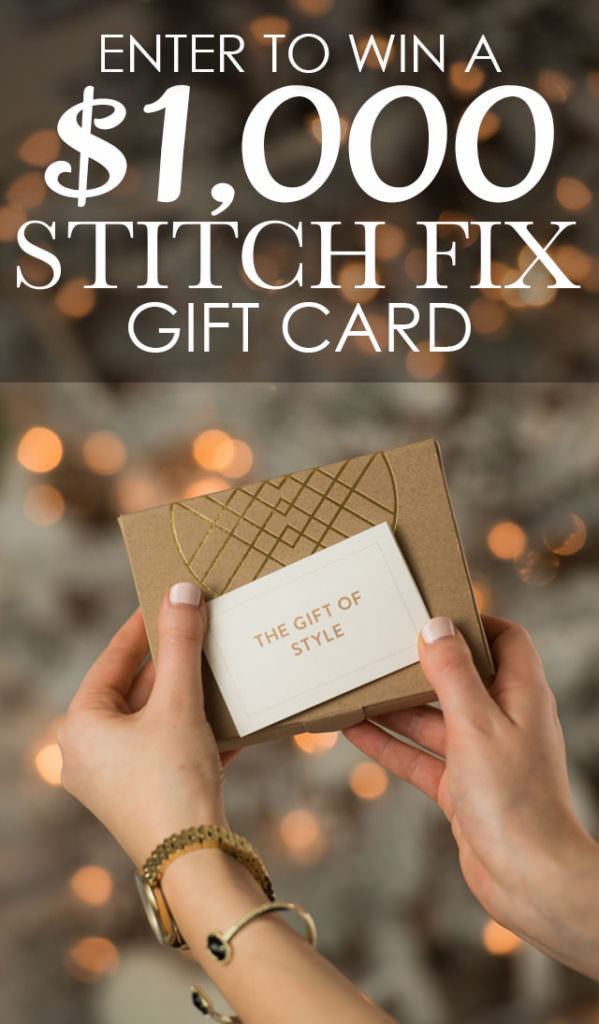 Win a $1,000 Stitch Fix gift card!