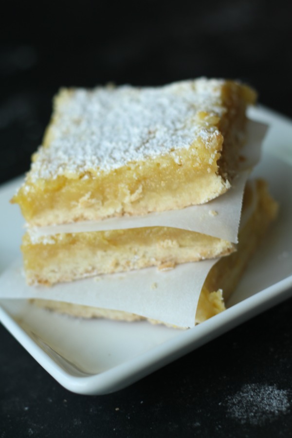 Gluten Free Lemon Bars - these are UH-mazing! My kids beg me to make them all the time!